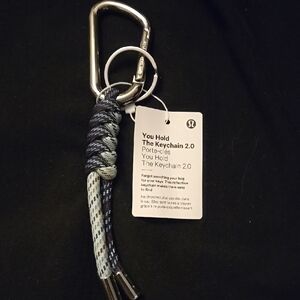 lululemon athletica Black and Gray Keychain 2.0